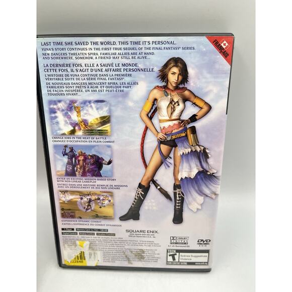 Final Fantasy X-2 (PlayStation 2, 2003) Complete in box - Picture 2 of 8